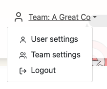 enterprise portal team settings